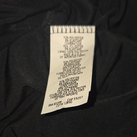 Tiana B Black Jumpsuit with Silver Waistband and Crew Neck - Picture 8 of 8